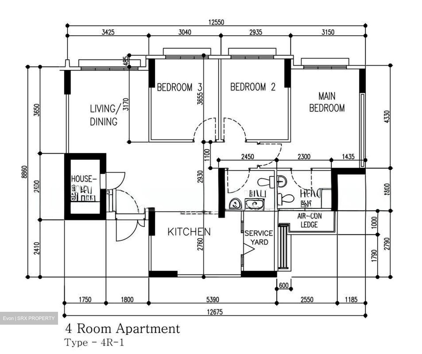 Blk 677C Park Grove @ Yishun (Yishun), HDB 4 Rooms #566776321